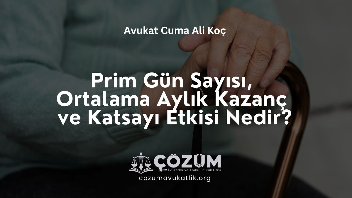 Prim Gün Sayısı, Ortalama Aylık Kazanç ve Katsayı Etkisi