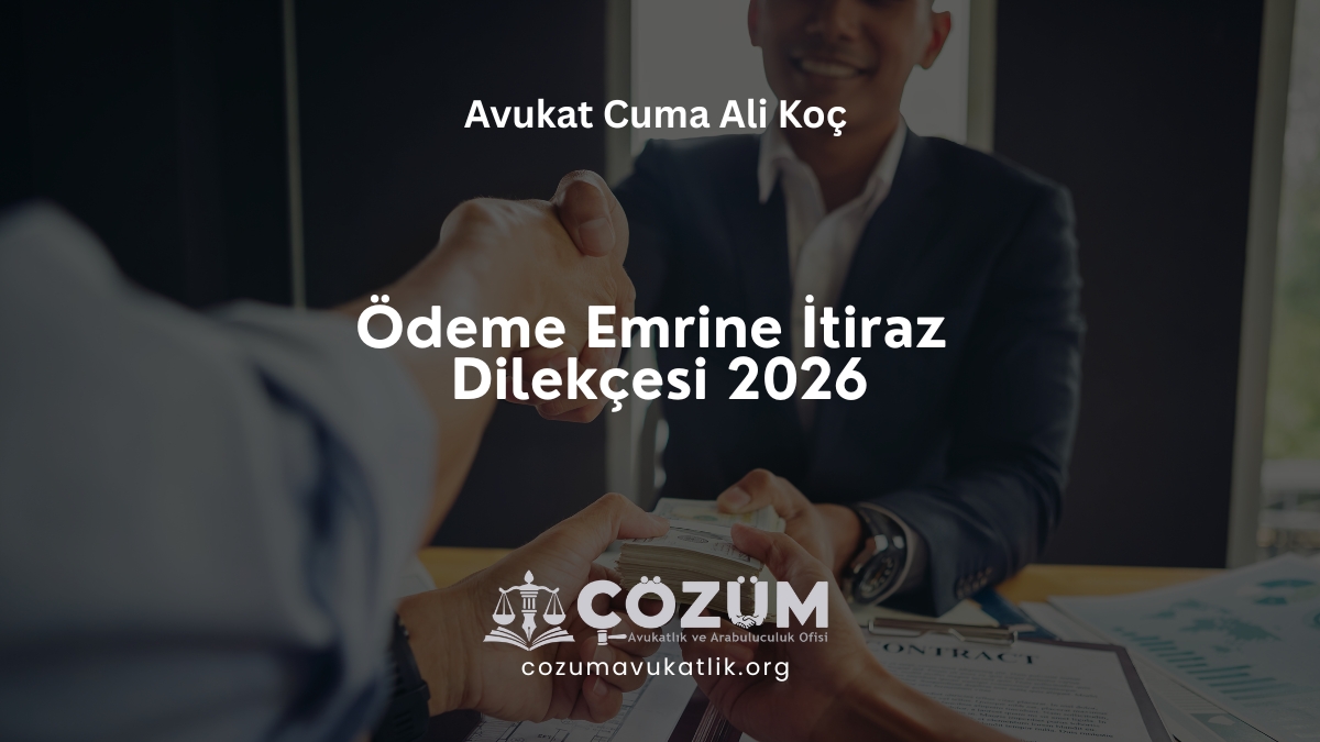 Ödeme Emrine İtiraz Dilekçesi