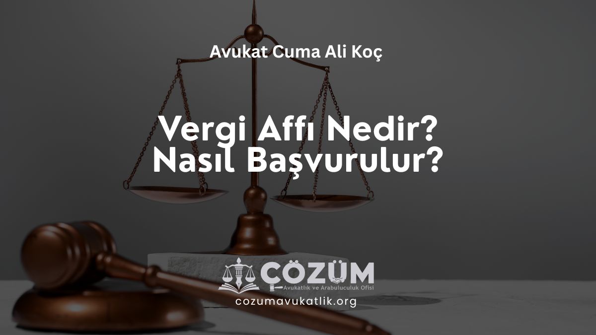 2026 Vergi Affı Nedir, Kimleri Kapsar ve Başvuru Süreci