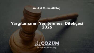 Yargılamanın Yenilenmesi Dilekçesi 2026